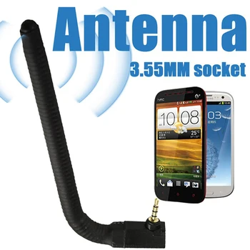 Universalus Mobiliojo Telefono Išorės Belaidžio ryšio Antena 6DBI 3.5 mm Lizdas-Telefonas Signalo Stiprintuvas, Signalo Stiprintuvas mobilusis Telefonas