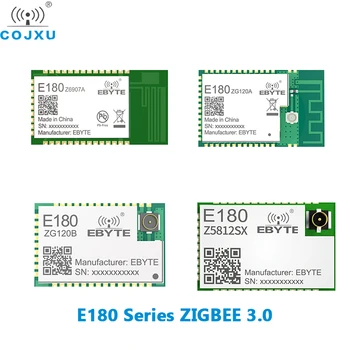ZigBee 3.0 Bevielio ryšio Modulis 2.4 GHz COJXU E180 SeriesTLSR8258 EFR32 TLSR8269 JN5189 Touch 