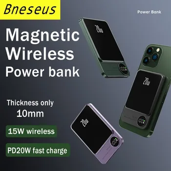 10000mAh Macsafe Powerbank Magnetinio Wireless Power Bank 