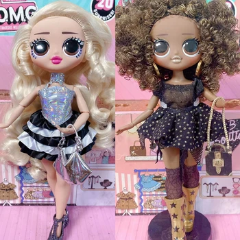 2022 nauja originali lol lėlės OMG lėlės negabaritinių sesuo neon bičių mergina žaisti namuose jungtinio kilnojamojo modeliavimas žaislas mergina gimtadienio dovana
