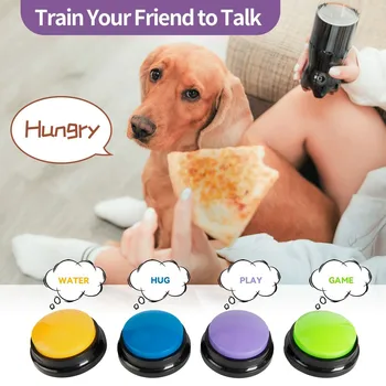 Įrašomojo Kalbėti Lengva Atlikti Balso Įrašo Garso Mygtuką Vaikams šunelis Interaktyvus Žaislas Atsakyti Mygtukai Šalies Triukšmą Kūrėjai