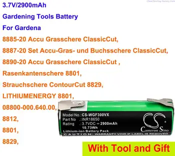Cameron Kinijos 2900mAh Baterija GARDENA 8885-20 Accu Grasschere ClassicCut,8887-20,8890-20,8812, Rasenkantenschere 8801, 8829