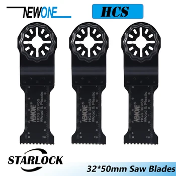 NEWONE 32mm Pailginti HCS Starlock Pjūklų Geležtės Starlock Sistema Virpesių Multi-Tools STARLOCK Elektrinės Žoliapjovės Pjovimo Mediena