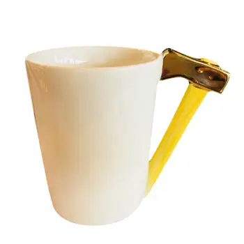 320ML Kirvio rankena Keramikos Puodelius kavos puodelis Pieno Arbata office Puodeliai Drinkware Geriausia gimtadienio Dovana su originalo Langelyje