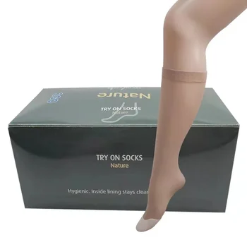 144pcs kojinės vienkartinės kojinės Geras elastingumas pabandyti ant kojinių dėžės kojinės 72pairs nemokamas pristatymas