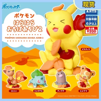 Originalus TAKARA TOMY Pokemon Gashapon pikachu Teddiursa Vulpix Venusaur Anime pav vaikų žaislai vaikams