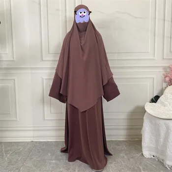 Musulmonų Moterys, Merginos Nida 2022 Aukštos Kokybės Naujas Dizainas Vienas Gabalas Islamo Ilgai Khimar Hijab