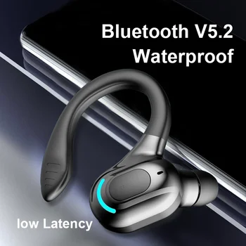 Bluetooth 5.2 Belaidės Ausinės su mikrofonu Ausinių Ausinė Su Mikrofonu Mini Ausinės, laisvų Rankų įranga 24 valandas per Ausines, IPhone Xiaomi Geriausias