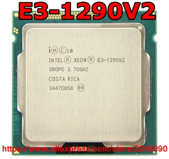 Originalus Intel Xeon CPU E3-1290V2 Procesorius 3.70 GHz, 8M Quad-Core Socket 1155 nemokamas pristatymas E3 1290V2 E3-1290 V2 E3 1290 V2