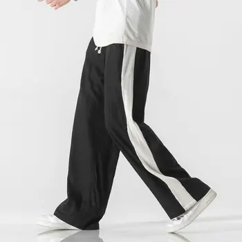 Streetwear Vyrų Haremas Kelnės Harajuku Stilių Kratinys 2022 Atsitiktinis Derliaus Bėgimas Vyrams Kelnes Baggy Medvilnės Skalbiniai Vyras Kelnės 5XL