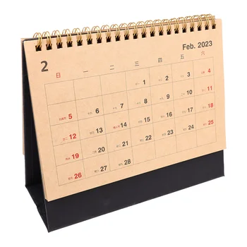 Kalendorius Stalas Mažas Desktopcalendars Planuotojas Mėnesinis Nuolatinis 2023 Mini Officepaper Stalo 2024 Sienos Kasdien Homestand Metų